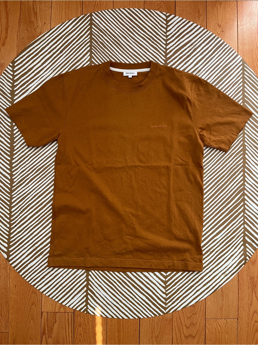Norse Projects Johannes Heavy Logo SS T (M)